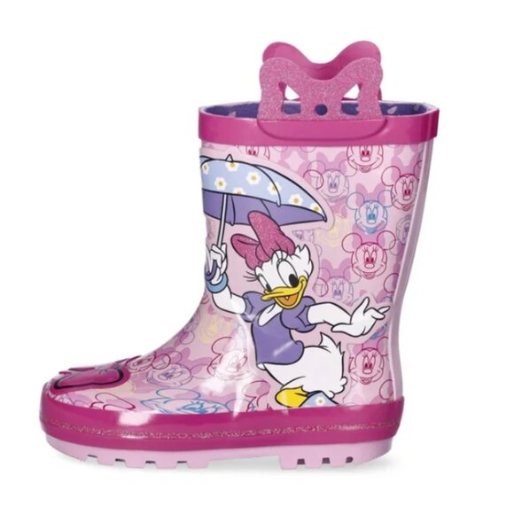 Minnie Mouse Toddler Girls Rain Boots Size 5/6 - Picture 4 of 6